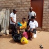 We give food parcels during Christimas time to needy families outside Kruger National Park.