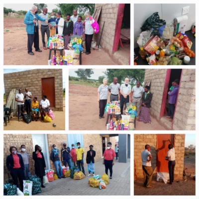 We give food parcels during Christimas time to needy families outside Kruger National Park.
