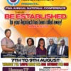 We are going to have a conference on 7-9 August, 2025. 
The conference is  concerning Pastors wives Association Malawi 