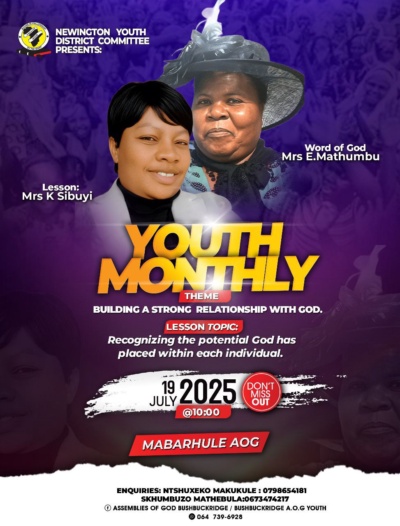 Youth Monthly For Newington District