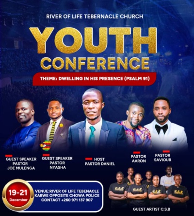 
Asking for donations to raise money for transport to move youths from different places to church for the end of the year youth conference scheduled for December 19 - 21 this year.