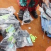 Donating footwear to a vulnerable community of Chisamba District of Zambian 